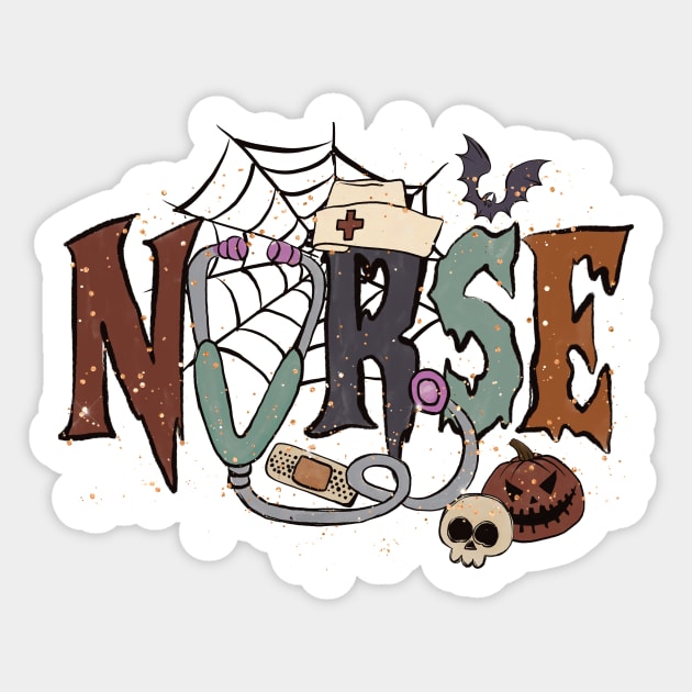 Nurse Halloween Costumes Sticker by The WYLD Tribe